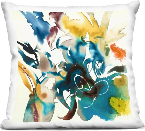 Miniatura 16 de Stupell Industries - Orange Coral Pattern Indoor Pillow, 18 x 18 - Made in USA - By Gail Fraser