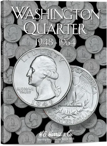Miniatura 19 de H.E. Harris & Co. US Washington Quarter Carpeta de monedas de cuatro volúmenes 1932 – 1998# 2688.2689.2690.2691 Conjunto de cuatro volúmenes