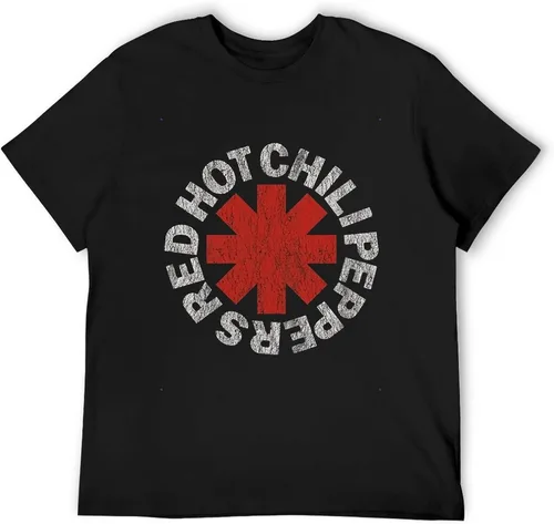 Miniatura 4 de Cool Hot Peppers Clásico Unisex Cuello Redondo Manga Corta Música Algodón Chili T Shir
