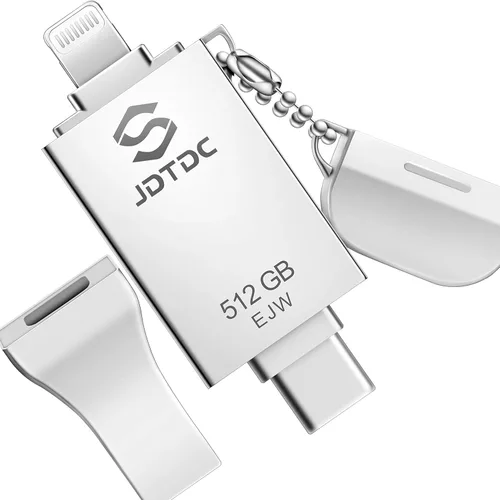 Miniatura 9 de Genuine 128GB Apple MFi Certified Photo Stick for iPhone 17/16/15/14-3 in 1 USB C Flash Drive & Memory Stick - High Speed External Storage for