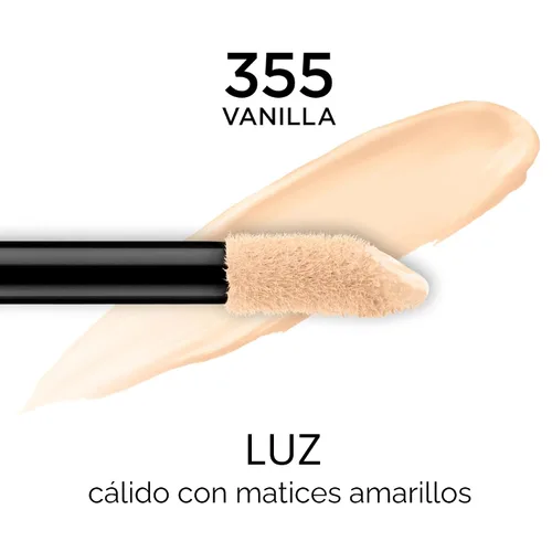 Miniatura 2 de L'Oreal Paris Makeup Infalible Full Wear Corrector mate impermeable, cobertura completa, tono de piel claro (Vanilla), 0.33 fl oz 335 VAINILLA