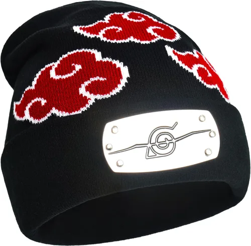 Miniatura 3 de Concept One Gorro Naruto, Akatsuki Cloud Winter Knit Cap con puño