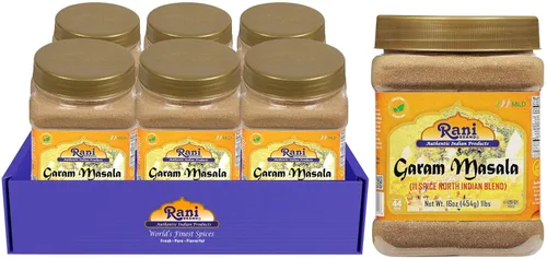Miniatura 11 de Rani Garam Masala Mezcla india de 11 especias, tarro de PET de 3 onzas (85g) ~ Todo natural, sin sal Vegano Sin colores Sin gluten Sin OGM