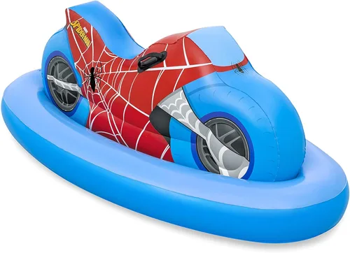 Miniatura 4 de Bestway Spider-Man - Flotador de piscina para motocicleta, 66.9 x 33.1 in