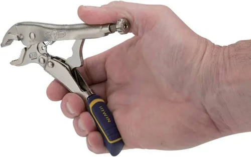 Miniatura 4 de IRWIN VISE-GRIP Alicates de bloqueo de liberación rápida mordaza curva, 5 pulgadas (IRHT82575)