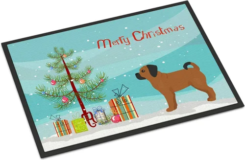 Miniatura 119 de Caroline's Treasures CK3799MAT Akita Shepherd - Tapete de árbol de Navidad de 18 x 27 pulgadas, tapete para puerta delantera, interior y exterior