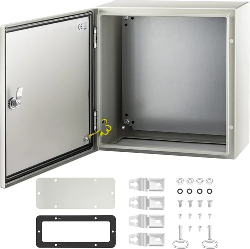 Miniatura 24 de VEVOR NEMA - Caja de acero de 16 x 16 x 6'', caja eléctrica de acero NEMA 4X, IP66 impermeable y a prueba de polvo, caja de conexiones eléctricas
