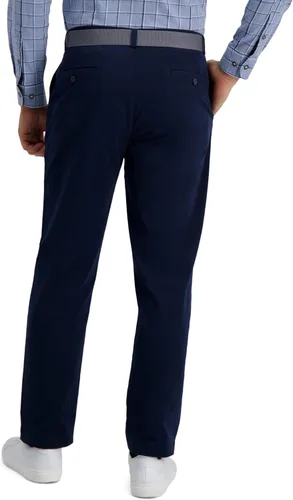 Miniatura 2 de HAGGAR Pantalón casual de sarga de ajuste recto para hombre