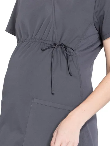 Miniatura 3 de Cherokee Women's Maternity Scrub Top with 3 Pockets Mock Wrap WW685