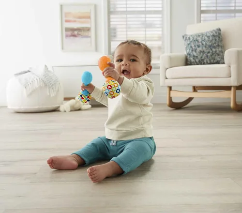 Miniatura 7 de FISHER-PRICE BABY Alfombra de juego Kick & Play Piano Gym con juguetes musicales y sensoriales para recién nacidos hasta niños pequeños, juguetes