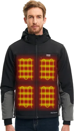 Miniatura 2 de PROSmart 12V Men's Heated Jacket - Waterproof Electric Heating Coat Battery Operated Jackets for Men with