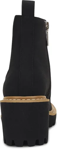 Miniatura 5 de Botines Chelsea con suela de lengüeta para mujer, sin cordones, tacón grueso de bloque medio, cremallera lateral elástica, botines de otoño e
