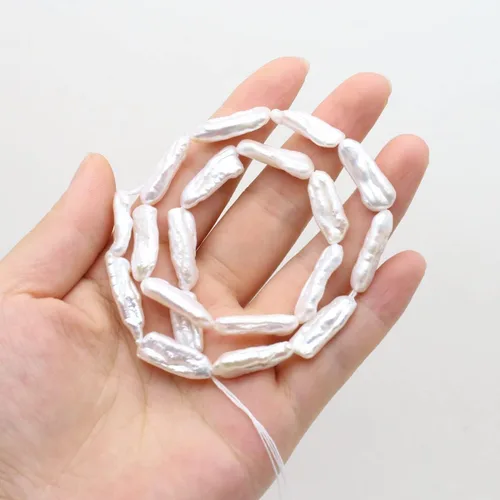 Miniatura 2 de Cuentas de perlas barrocas naturales irregulares cultivadas de agua dulce, perlas sueltas para bricolaje de mujeres, colgantes, aretes, fabricación