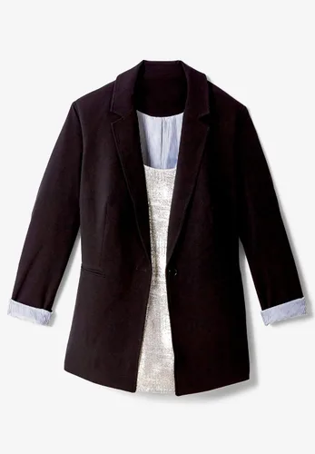 Miniatura 6 de Roaman's Camiseta sin mangas metálica con cuello redondo y talla grande para mujer
