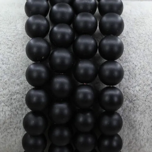 Miniatura 113 de Amandastone Pulsera elástica de cuentas redondas de 0.315 in con piedras preciosas naturales de 7 pulgadas