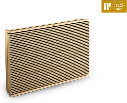 Miniatura 2 de Bang & Olufsen Beosound Level - Altavoz portátil multihabitación con Wi-Fi, tono dorado/roble claro
