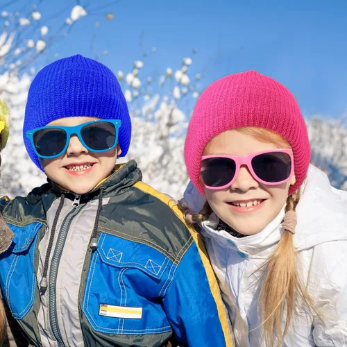 Miniatura 12 de 4 máscaras de esquí para niños, 3 agujeros, cubierta completa, pasamontañas, máscara facial para niños y niñas, colorido, invierno, deportes al aire