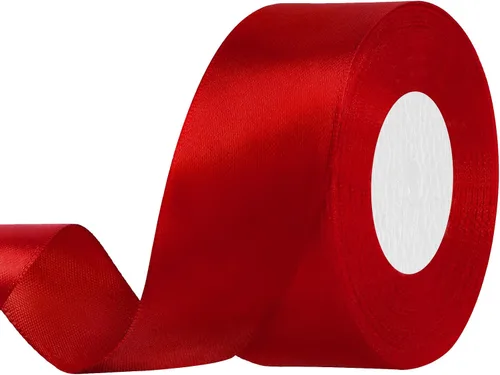 Miniatura 34 de SHOWIN - Cinta de satén morada de doble cara de 1 1/2 pulgadas x 50 yardas continuas para envoltura de regalos, decoración de boda y ramos florales