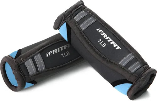 Miniatura 11 de RitFit Soft Hand Weights Set - 0.5/0.75/1/1.5/2 LBS (1 Pair) Walking Dumbbell for Women & Men with Reflective Straps - Jogging, Running, Physical