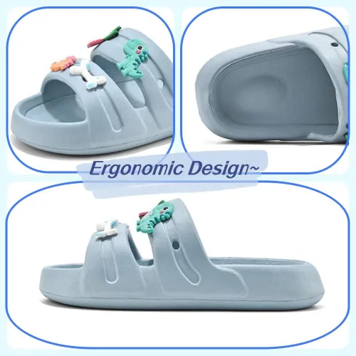Miniatura 2 de Sandalias deslizantes para niñas y niños pequeños, antideslizantes, bonitos, ligeros, zapatos de agua de verano, para la ducha, al aire libre