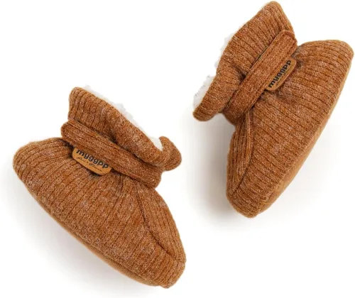 Miniatura 119 de Botines de forro polar para bebés, niños y niñas, pantuflas antideslizantes con agarre suave, zapatos de calcetín para recién nacidos, cuna