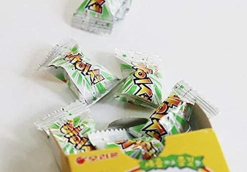 Miniatura 3 de Korean Orion Super Sour - Caramelo suave masticable Iciou sabor a manzana, 0.74 oz (paquete de 3)