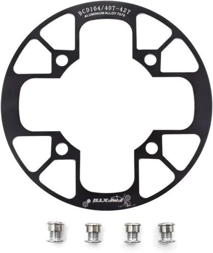 UPANBIKE Protector de anillo de cadena de bicicleta de montaña 104 BCD de aleación de aluminio para 32 ~ 34T 36 ~ 38T 40 ~ 42T piñones de plato