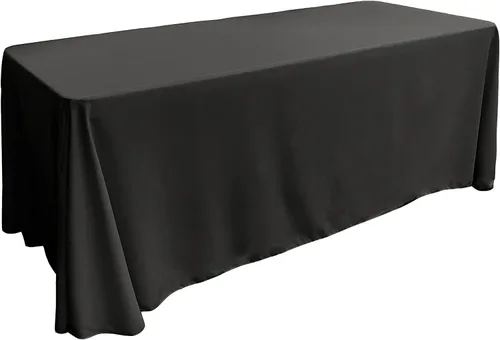 Miniatura 178 de LA Linen Mantel rectangular lavable de popelín de poliéster, resistente a las manchas y a las arrugas, cubierta de mesa 60x84, mantel de tela