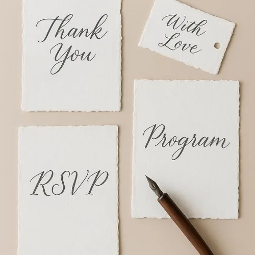 Miniatura 6 de Papel de algodón de 10.58 oz/m², suave, texturizado, hecho a mano, para invitaciones, obras de arte, papelería y manualidades (paquete de 25)