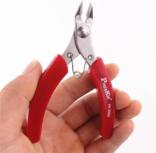 Miniatura 3 de Proskit 1PK-396A Alicates de corte lateral de acero inoxidable Alicates Cortador de Cable Alicates Reparación Herramientas Manuales