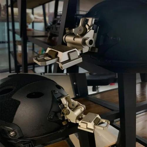Miniatura 2 de Gexmil Soporte CNC para gafas de visión nocturna PVS15/18, montaje de metal para casco L4G24 NVG Color Sald