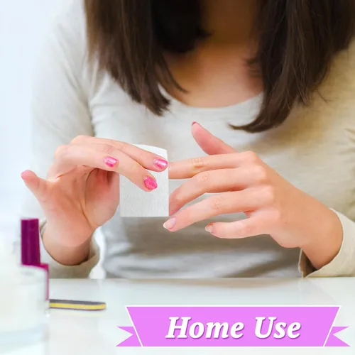 Miniatura 5 de Eyxformula 1000 toallitas de uñas sin pelusas, almohadillas quitadoras de esmalte de gel, almohadillas de algodón absorbentes para rutina