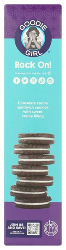 Miniatura 6 de Goodie Girl Galleta de 6 piezas, crema de chocolate, 10.6 onzas