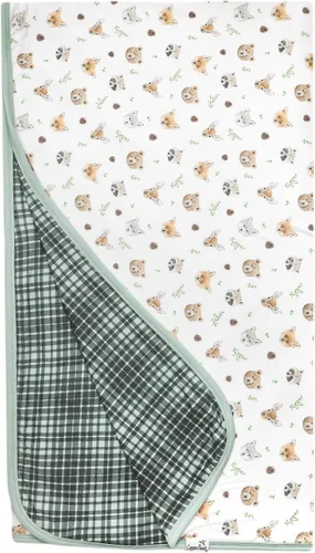 Miniatura 47 de Copper Pearl Manta de bebé jumbo de 3 capas: edredones suaves para niños y niñas Transpirable, acogedora manta para niños pequeños Edredón