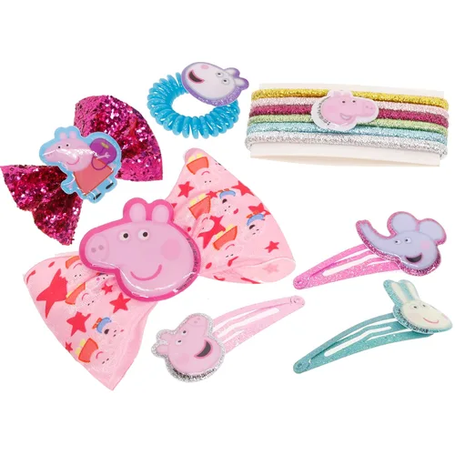 Miniatura 6 de Peppa Pig - Mochila Townley Girl Bolsa de regalo de maquillaje cosmético incluye accesorios para el cabello y mochila de PVC impresa para niños