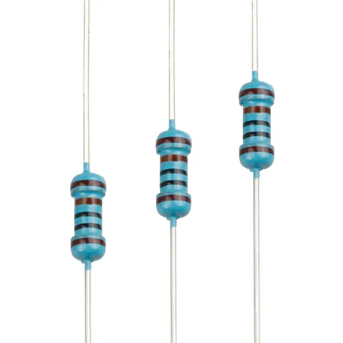 Miniatura 91 de 100pcs 1 ohm Resistor 1/4w (0.25 W) Resistencia fija de película metálica de tolerancia ±1%, múltiples valores de resistencia opcional