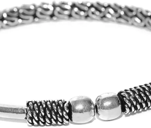 Miniatura 2 de Priyaasi Pulsera con tachuelas de diamante americano chapado en oro rosa para mujer