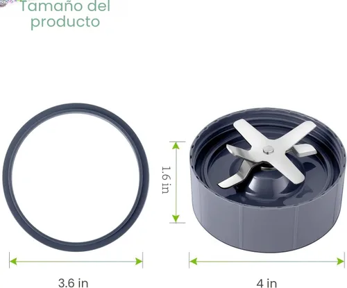 Miniatura 4 de 2 paquetes de cuchilla extractora de repuesto para licuadora NutriBullet 600w Pro 900w
