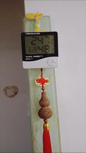 Miniatura 5 de Othmro Termómetro digital TA218D para interiores, monitor de humedad, termómetro de temperatura, termómetro digital para hogar, oficina, humidores
