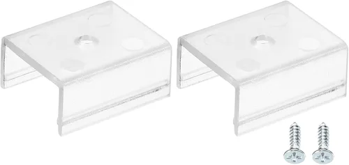 Miniatura 11 de MECCANIXITY Clips de montaje para luces de cuerda, accesorios de soporte de montaje de canal de pared para tira de neón LED de 0.315 in