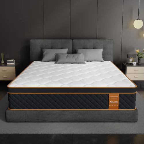 Miniatura 9 de Full Mattress, 10 Inch Hybrid Mattress in a Box with Memory Foam and Individual Pocket Springs - Medium Firm, Motion Isolation, Extra Edge Support &