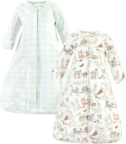 Miniatura 40 de Hudson Baby Saco de dormir unisex de algodón con manga larga para bebé, saco, manta Toile
