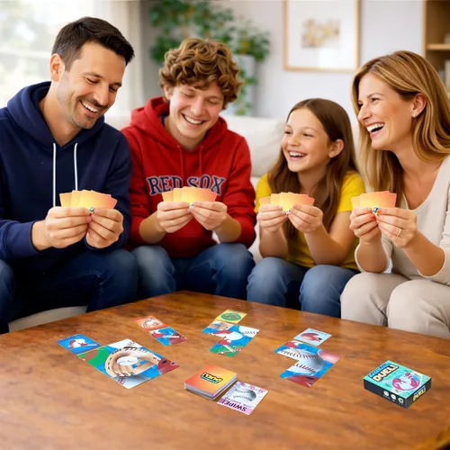 Miniatura 7 de Juego de cartas – Juego de rompecabezas y estrategia de béisbol de ritmo rápido para niños, adolescentes y adultos 2–4 jugadores o juego en