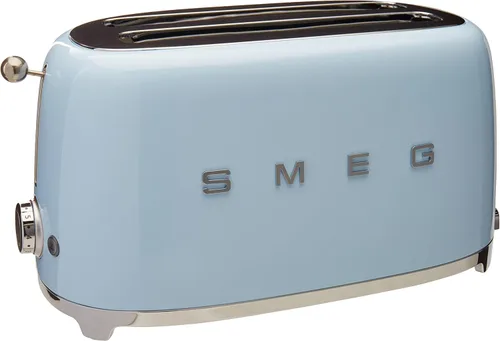 Miniatura 31 de SMEG Tostadora de 2 rebanadas con 6 ajustes preestablecidos y función de descongelación y bandeja de migas extraíble (Jade)