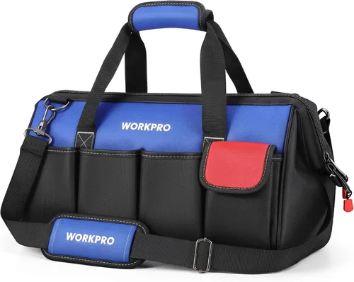 Miniatura 3 de WORKPRO Bolsas de herramientas, Negro/Azul/Rojo, 14 - pulgadas, Bolsa de herramientas