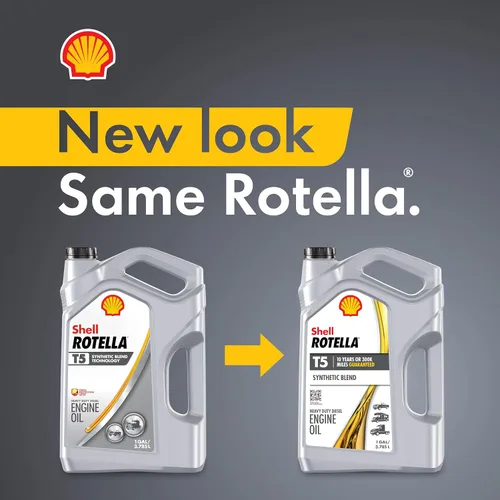 Miniatura 5 de Shell Rotella T5 Synthetic Blend 15W-40 Aceite de Motor, 1 Galón (Paquete de 3)