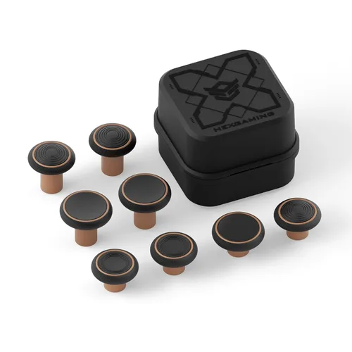 Miniatura 15 de HEXGAMING Palancas de repuesto de 2 alturas abovedadas y cóncavas para controladores Phantom y Ultimate Pro - Parte base no está incluida