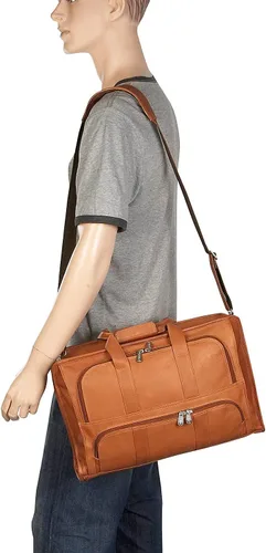 Miniatura 4 de Piel Leather Cartera de media luna, Saddle, Cartera de media luna