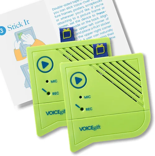 Miniatura 11 de Voicegift Voice-Over® Mini Grabadora de Voz para Marco de Fotos, Mini Grabadora de Voz con Reproducción de Audio y Grabadora Digital para Marco