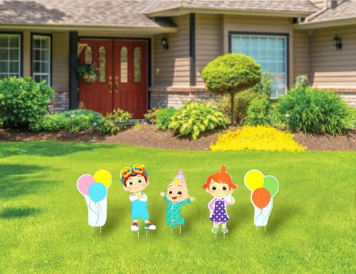 Miniatura 12 de Señales de patio de Paw Patrol con estacas de metal, personajes de 17 pulgadas